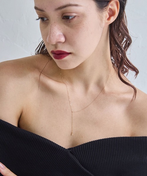 JUPITER(ジュピター)の「【K10】イニシャルY字ネックレス<全長約45cm(調節した時の長さ42㎝)>(ネックレス・レディース・A/S/K/M/N/Y・FREE)」の20枚目の写真