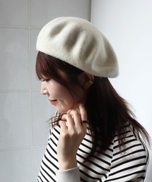 Jines（ジネス）の「バスクベレー帽（ハンチング/ベレー帽）」