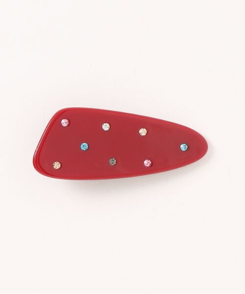 jouetie（ジュエティ）の「カラーラインストーンクリップ（ヘアピン・レディース・ボルドー/アイボリー/ブラック・FREE）」の7枚目の写真