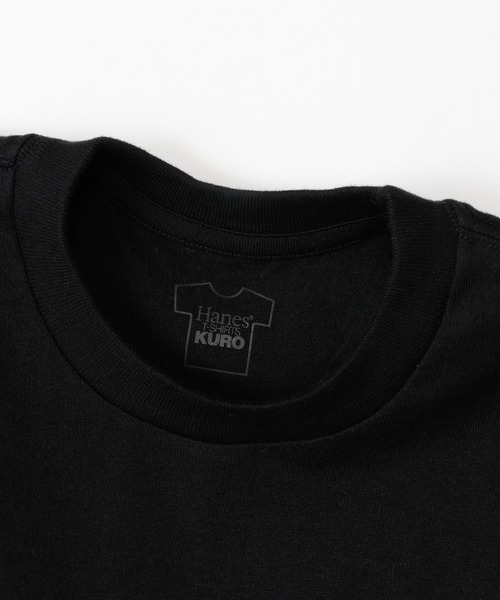 HANES（ヘインズ）の「【Hanes/ヘインズ】メンズ KURO クルーネックTシャツ（Tシャツ/カットソー・メンズ・ブラック・SMALL/MEDIUM/LARGE/X-LARGE）」の19枚目の写真