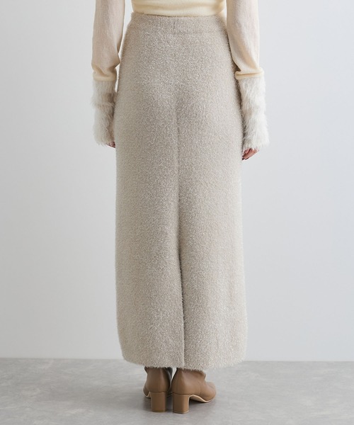VIS（ビス）の「【セットアップ対応】ラメシャギーニットスカート【静電気防止】（スカート・レディース・ピンク系その他2/ライトグレー/ベージュ系その他・FREE）」の22枚目の写真