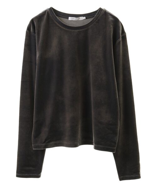 AMERICAN HOLIC(アメリカンホリック)の「ベロアクルーネックカットプルオーバー(Tシャツ/カットソー・レディース・グレイッシュベージュ/ピンク/ミント/チャコールグレー・M/L)」の17枚目の写真