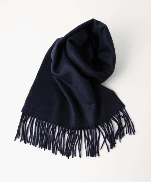 UNITED ARROWS（ユナイテッドアローズ）の「＜JOHNSTONS(ジョンストンズ)＞- SOLID CASH MUFF（マフラー・メンズ・ブラック/グレー/ネイビー・フリー）」の3枚目の写真