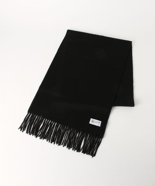 UNITED ARROWS（ユナイテッドアローズ）の「＜JOHNSTONS(ジョンストンズ)＞- SOLID CASH MUFF（マフラー・メンズ・ブラック/グレー/ネイビー・フリー）」の4枚目の写真