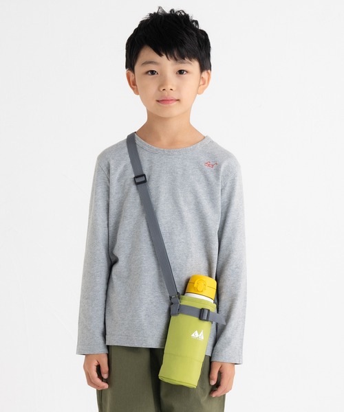 stample（スタンプル）の「ウォッシュドナイロン　ボトルホルダー（水筒・キッズ・ブルー/ブラック/グレイッシュベージュ/スモークピンク/サックスブルー/イエロー/ラベンダー/キャメル/ライム・S/M）」の13枚目の写真