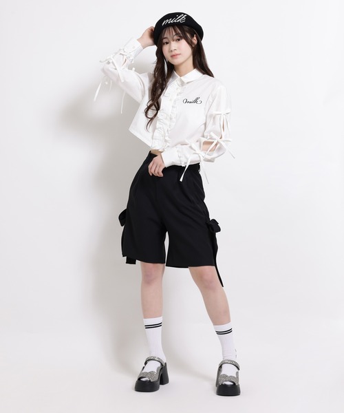 MILK（ミルク）の「Double Ribbon ハーフパンツ（その他パンツ・レディース・B/A・FREE）」の12枚目の写真