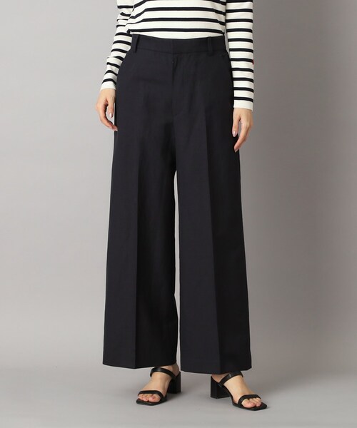 DRESSTERIOR（ドレステリア）の「◆【美シルエット／洗える】リネンブレンドワイドパンツ（その他パンツ・レディース・オフホワイト/ネイビー/ライトベージュ・34/36/38/40）」の22枚目の写真