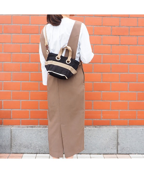 LES TOILES DU SOLEIL(レトワールデュソレイユ)の「bateau tote petit(バトートート プティ)(トートバッグ・レディース・ブラック系/グリーン系/ネイビー系・フリー)」の11枚目の写真