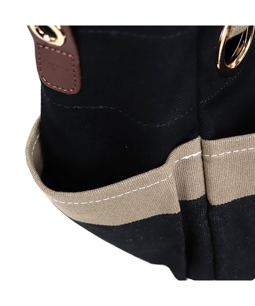 LES TOILES DU SOLEIL(レトワールデュソレイユ)の「bateau tote petit(バトートート プティ)(トートバッグ・レディース・ブラック系/グリーン系/ネイビー系・フリー)」の21枚目の写真