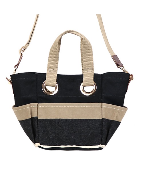 LES TOILES DU SOLEIL(レトワールデュソレイユ)の「bateau tote petit(バトートート プティ)(トートバッグ・レディース・ブラック系/グリーン系/ネイビー系・フリー)」の22枚目の写真
