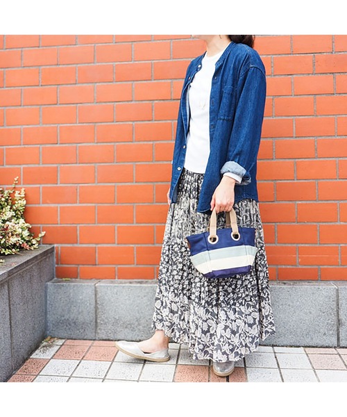 LES TOILES DU SOLEIL(レトワールデュソレイユ)の「bateau tote petit(バトートート プティ)(トートバッグ・レディース・ブラック系/グリーン系/ネイビー系・フリー)」の17枚目の写真
