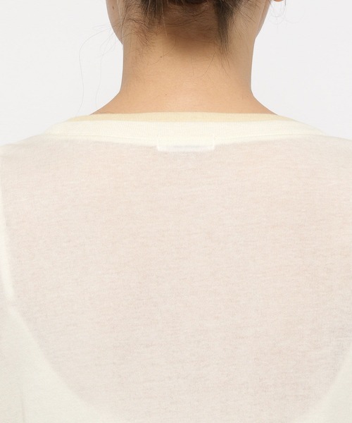 LOWRYS FARM（ローリーズファーム）の「ハイショクタイトＬＳ 288799（Tシャツ/カットソー・レディース・チャコールグレー/パープル/アイボリー・FREE）」の19枚目の写真