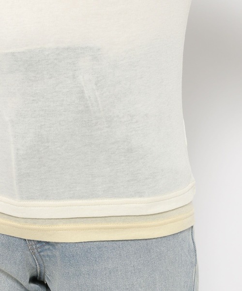 LOWRYS FARM（ローリーズファーム）の「ハイショクタイトＬＳ 288799（Tシャツ/カットソー・レディース・チャコールグレー/パープル/アイボリー・FREE）」の21枚目の写真