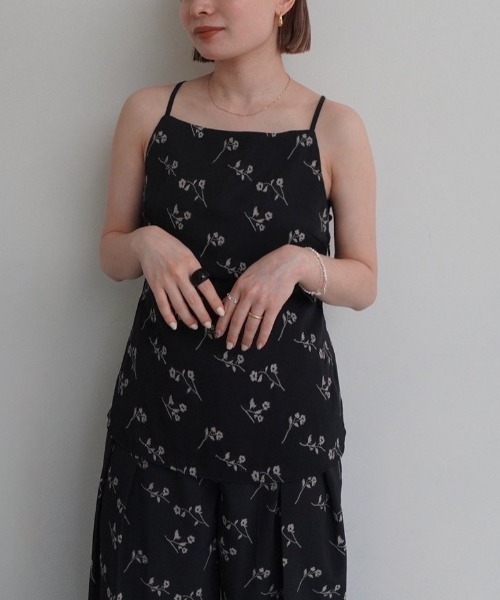 セール】anuke Flower Jacquard Tops フラワージャガード