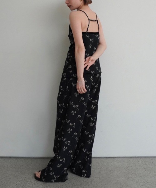 キャミソール anuke Flower Jacquard Tops 62510430 anuke Flower Jacquard Tops 62510430（キャミソール）｜anuke