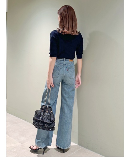 SNIDEL（スナイデル）の「スカーフ付きニットプルオーバー（ニット