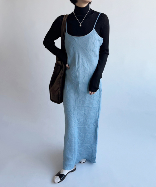 baserange Dydine Dress リネンワンピース Dydine Dress in Assortment | Fine linen | en | Baserange