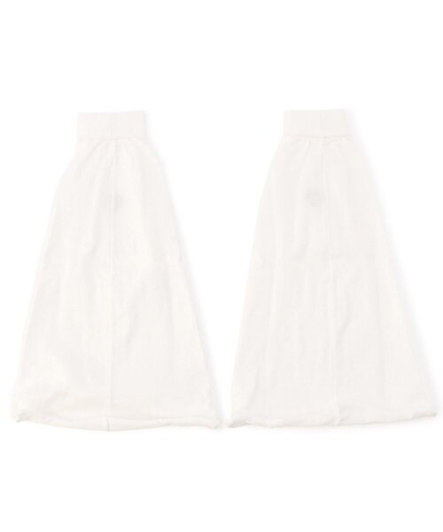 algy(アルジー)の「ロゴシシュウレッグカバー(レッグウォーマー・キッズ・ブラック/オフホワイト・FREE)」の8枚目の写真