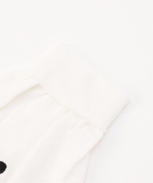 algy(アルジー)の「ロゴシシュウレッグカバー(レッグウォーマー・キッズ・ブラック/オフホワイト・FREE)」の22枚目の写真