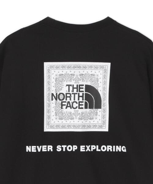 THE NORTH FACE(ザノースフェイス)の「THE NORTH FACE/ザ・ノース・フェイス S/S Bandana Square Logo Tee バンダナスクエアロゴティー NT32446(Tシャツ/カットソー・メンズ・ブラック/ホワイト/チャコールグレー/ダークグレー・L/M/XL)」の21枚目の写真