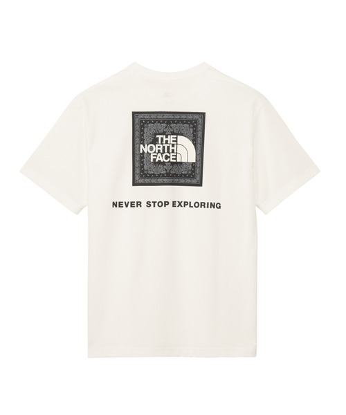 THE NORTH FACE(ザノースフェイス)の「THE NORTH FACE/ザ・ノース・フェイス S/S Bandana Square Logo Tee バンダナスクエアロゴティー NT32446(Tシャツ/カットソー・メンズ・ブラック/ホワイト/チャコールグレー/ダークグレー・L/M/XL)」の1枚目の写真