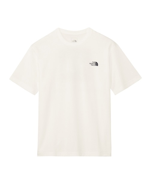 THE NORTH FACE(ザノースフェイス)の「THE NORTH FACE/ザ・ノース・フェイス S/S Bandana Square Logo Tee バンダナスクエアロゴティー NT32446(Tシャツ/カットソー・メンズ・ブラック/ホワイト/チャコールグレー/ダークグレー・L/M/XL)」の7枚目の写真