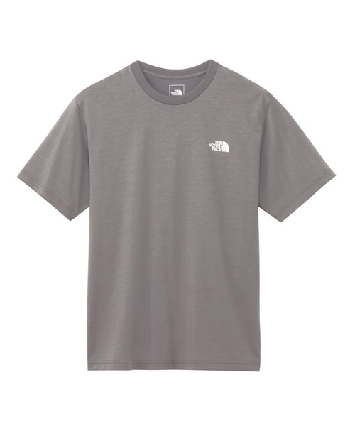 THE NORTH FACE(ザノースフェイス)の「THE NORTH FACE/ザ・ノース・フェイス S/S Bandana Square Logo Tee バンダナスクエアロゴティー NT32446(Tシャツ/カットソー・メンズ・ブラック/ホワイト/チャコールグレー/ダークグレー・L/M/XL)」の5枚目の写真