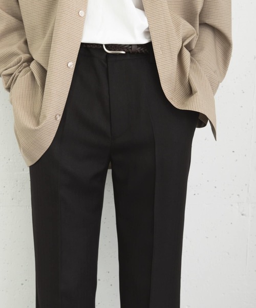 SENSE OF PLACE by URBAN RESEARCH（センスオブプレイスバイアーバンリサーチ）の「ヴィンテージフレアスラックス（その他パンツ・メンズ・ブラック/チャコールグレー・MEDIUM/LARGE）」の6枚目の写真