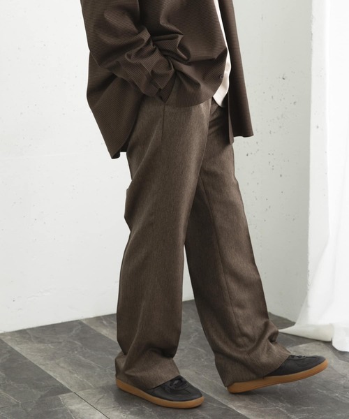 SENSE OF PLACE by URBAN RESEARCH（センスオブプレイスバイアーバンリサーチ）の「ヴィンテージフレアスラックス（その他パンツ・メンズ・ブラック/チャコールグレー・MEDIUM/LARGE）」の12枚目の写真