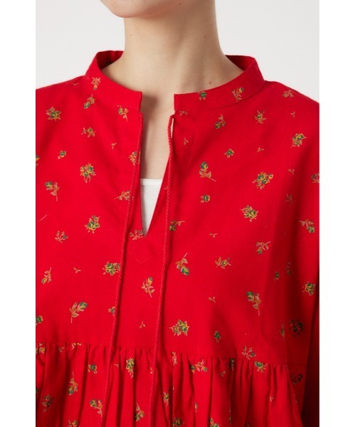 RODEO CROWNS WIDE BOWL(ロデオクラウンズワイドボウル)の「フラワーパターンカフタンシャツ(シャツ/ブラウス・レディース・レッド系その他/ホワイト系その他/ブルー系その他3・FREE)」の11枚目の写真