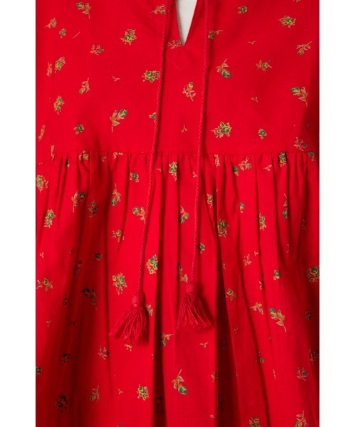 RODEO CROWNS WIDE BOWL(ロデオクラウンズワイドボウル)の「フラワーパターンカフタンシャツ(シャツ/ブラウス・レディース・レッド系その他/ホワイト系その他/ブルー系その他3・FREE)」の10枚目の写真