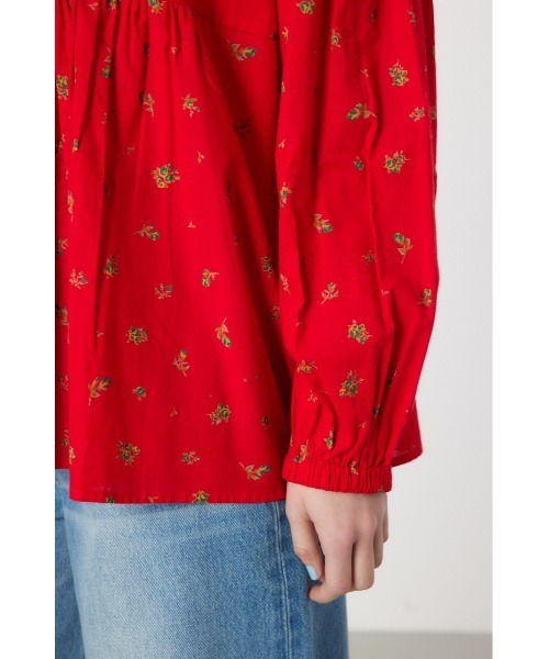 RODEO CROWNS WIDE BOWL(ロデオクラウンズワイドボウル)の「フラワーパターンカフタンシャツ(シャツ/ブラウス・レディース・レッド系その他/ホワイト系その他/ブルー系その他3・FREE)」の9枚目の写真