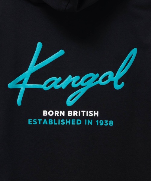 KANGOL(カンゴール)の「KANGOL フェイクレイヤードTパーカー(パーカー・メンズ・ブラック/ベージュ/ホワイト・M/L/XL)」の9枚目の写真