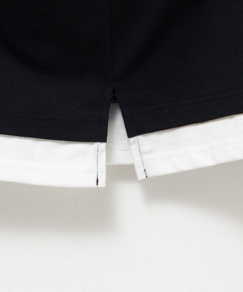 KANGOL(カンゴール)の「KANGOL フェイクレイヤードTパーカー(パーカー・メンズ・ブラック/ベージュ/ホワイト・M/L/XL)」の13枚目の写真