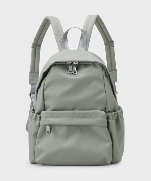 OPAQUE.CLIP（オペークドットクリップ）の「ナイロンコンパクトリュックサック（バックパック/リュック・レディース・ブラック/グレー・00）」の9枚目の写真