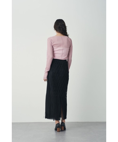 Limue(リミュ)の「アクラメレイヤードスカート(スカート・レディース・ブラック/ベージュ・FREE)」の12枚目の写真