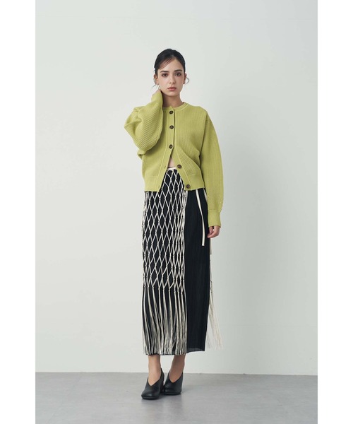 Limue(リミュ)の「アクラメレイヤードスカート(スカート・レディース・ブラック/ベージュ・FREE)」の17枚目の写真