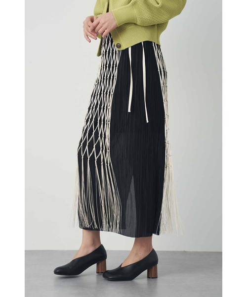 Limue(リミュ)の「アクラメレイヤードスカート(スカート・レディース・ブラック/ベージュ・FREE)」の15枚目の写真