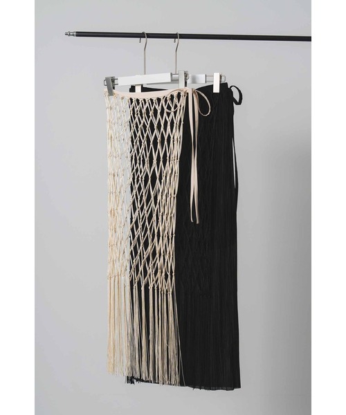 Limue(リミュ)の「アクラメレイヤードスカート(スカート・レディース・ブラック/ベージュ・FREE)」の21枚目の写真