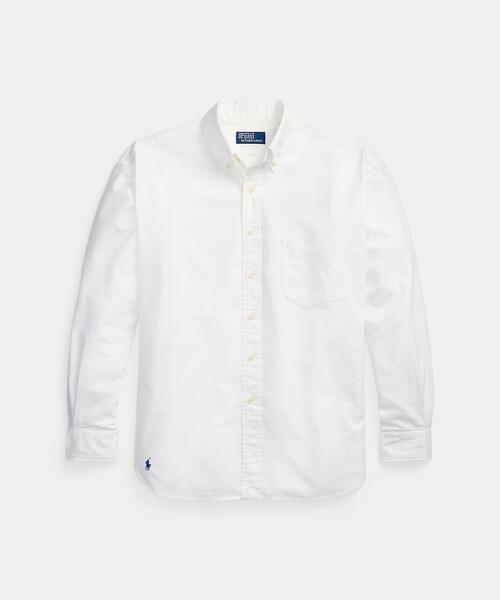 POLO RALPH LAUREN(ポロ ラルフ ローレン)の「オーガニック コットン ビッグ シャツ(シャツ/ブラウス・メンズ・ホワイト・XXL/XS/XL/S/M/L)」の5枚目の写真