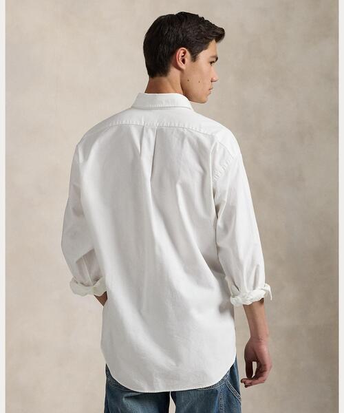 POLO RALPH LAUREN(ポロ ラルフ ローレン)の「オーガニック コットン ビッグ シャツ(シャツ/ブラウス・メンズ・ホワイト・XXL/XS/XL/S/M/L)」の7枚目の写真