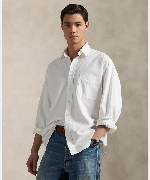 POLO RALPH LAUREN(ポロ ラルフ ローレン)の「オーガニック コットン ビッグ シャツ(シャツ/ブラウス・メンズ・ホワイト・XXL/XS/XL/S/M/L)」の9枚目の写真