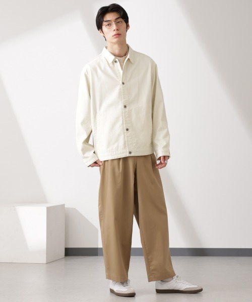 NANO universe(ナノユニバース)の「デニムブルゾン(ブルゾン・メンズ・ライトブルー/ブラック/ベージュ系その他・S/M/L)」の8枚目の写真