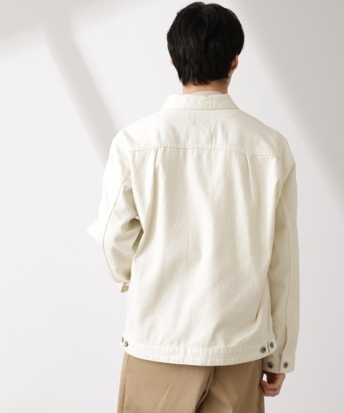 NANO universe(ナノユニバース)の「デニムブルゾン(ブルゾン・メンズ・ライトブルー/ブラック/ベージュ系その他・S/M/L)」の6枚目の写真