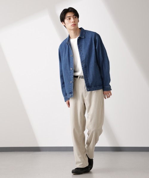 NANO universe(ナノユニバース)の「デニムブルゾン(ブルゾン・メンズ・ライトブルー/ブラック/ベージュ系その他・S/M/L)」の16枚目の写真