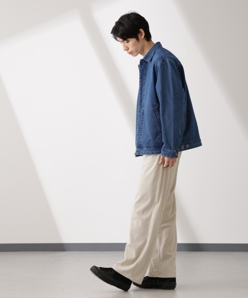 NANO universe(ナノユニバース)の「デニムブルゾン(ブルゾン・メンズ・ライトブルー/ブラック/ベージュ系その他・S/M/L)」の17枚目の写真