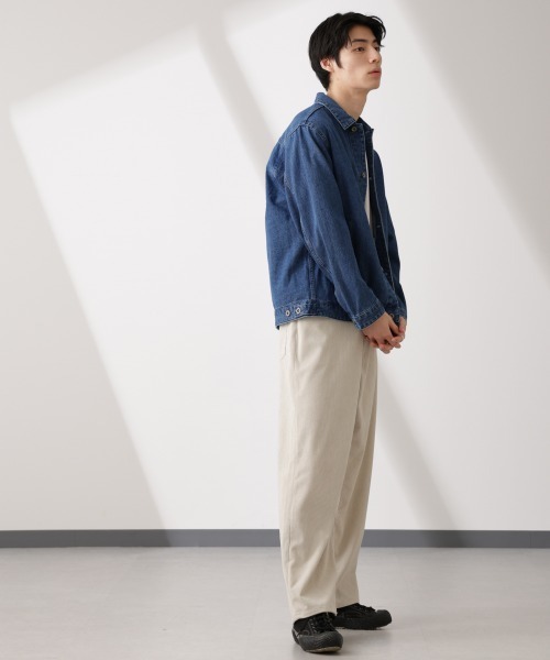 NANO universe(ナノユニバース)の「デニムブルゾン(ブルゾン・メンズ・ライトブルー/ブラック/ベージュ系その他・S/M/L)」の19枚目の写真