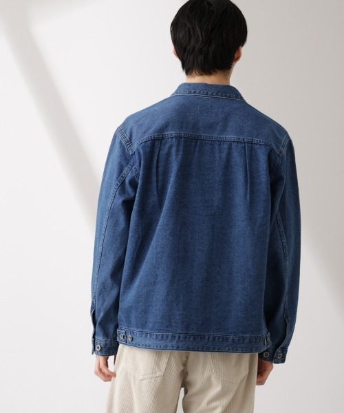 NANO universe(ナノユニバース)の「デニムブルゾン(ブルゾン・メンズ・ライトブルー/ブラック/ベージュ系その他・S/M/L)」の13枚目の写真