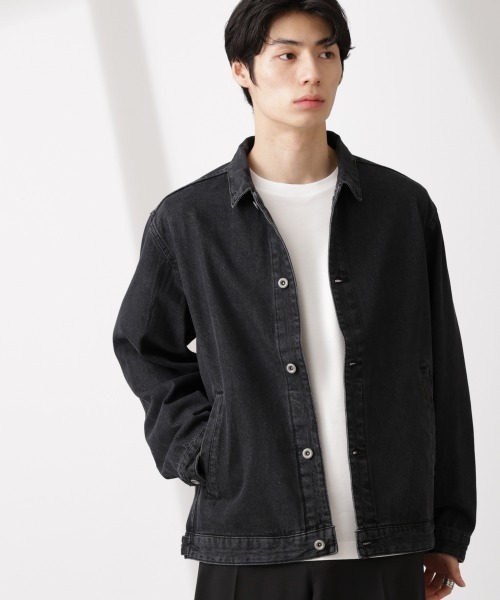 NANO universe(ナノユニバース)の「デニムブルゾン(ブルゾン・メンズ・ライトブルー/ブラック/ベージュ系その他・S/M/L)」の20枚目の写真