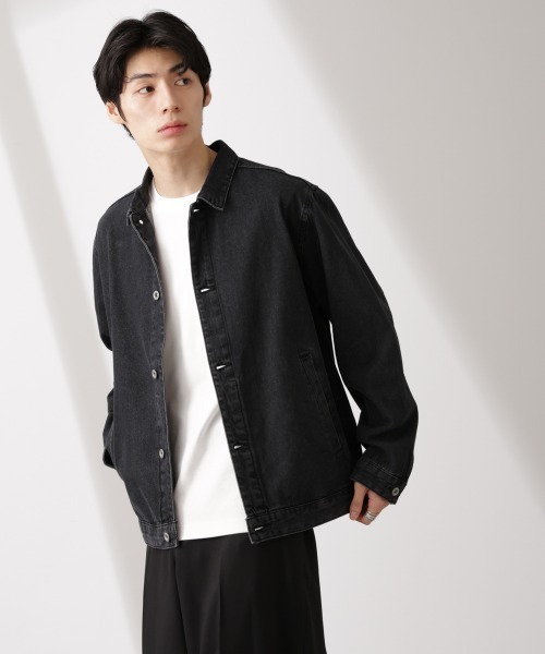 NANO universe(ナノユニバース)の「デニムブルゾン(ブルゾン・メンズ・ライトブルー/ブラック/ベージュ系その他・S/M/L)」の21枚目の写真